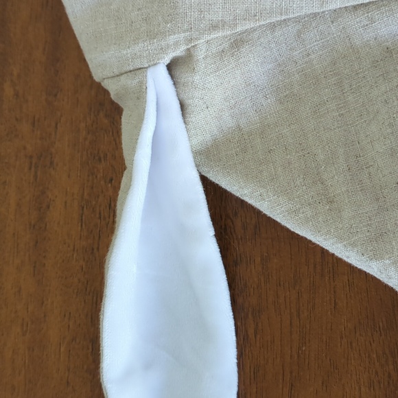 Linen Baby Bonnet bunny ears 8M-24M - Picture 3 of 5